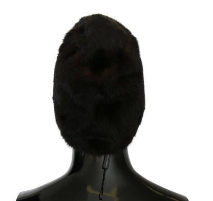 Elegant Black Silk Beanie - Chic Autumn/Winter Accessory