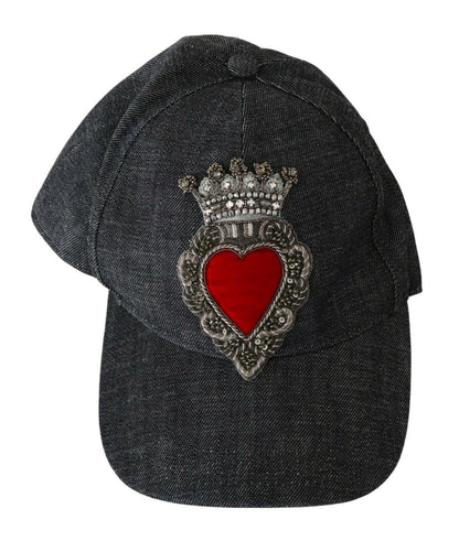 Gorra de béisbol de algodón azul elegante