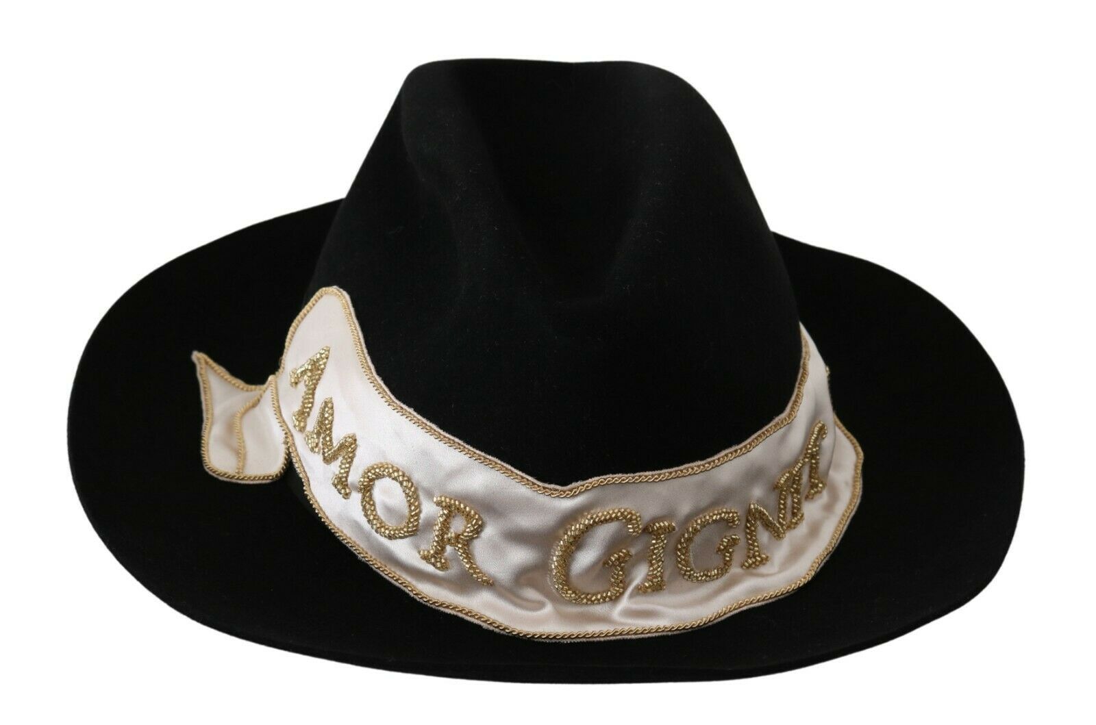 Sombrero Panamá de ala ancha Lapin elegante negro