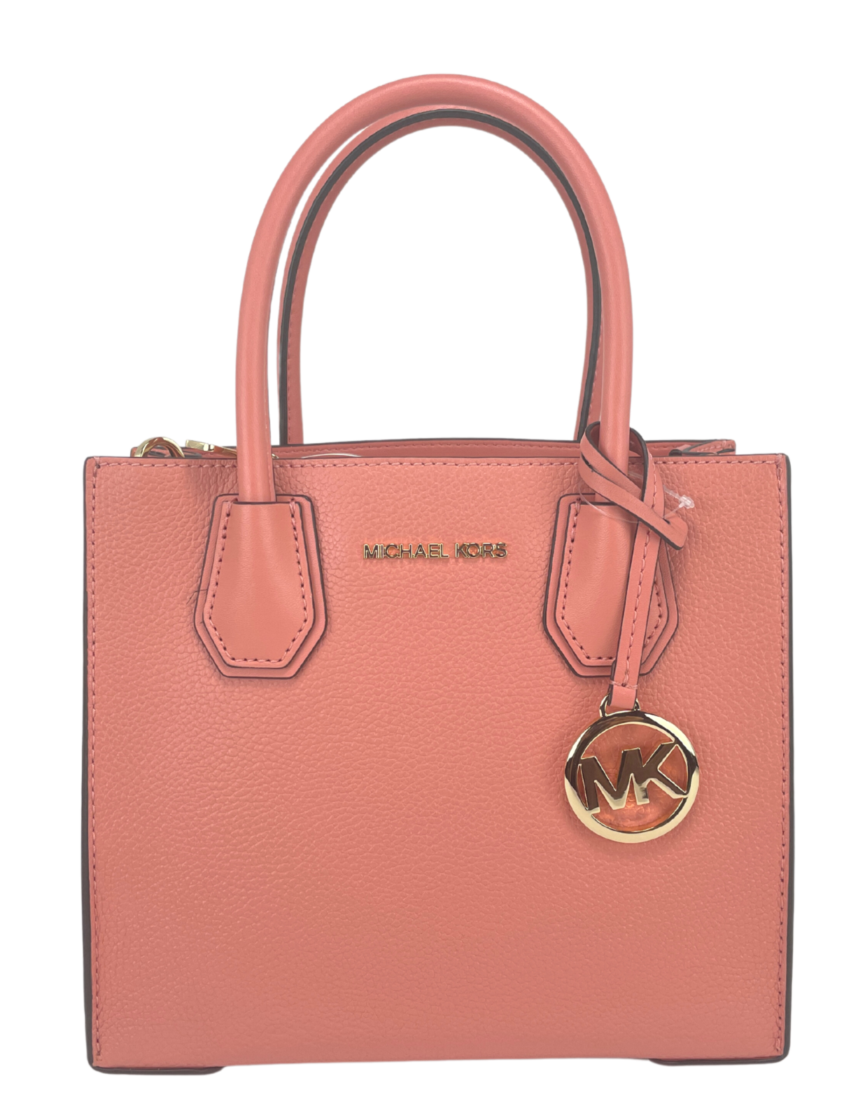 Mercer Medium Sherbet Pebble lederen Messenger Crossbody tas portemonnee