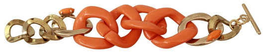 Ermanno Scervino Orange Statement Bracelet