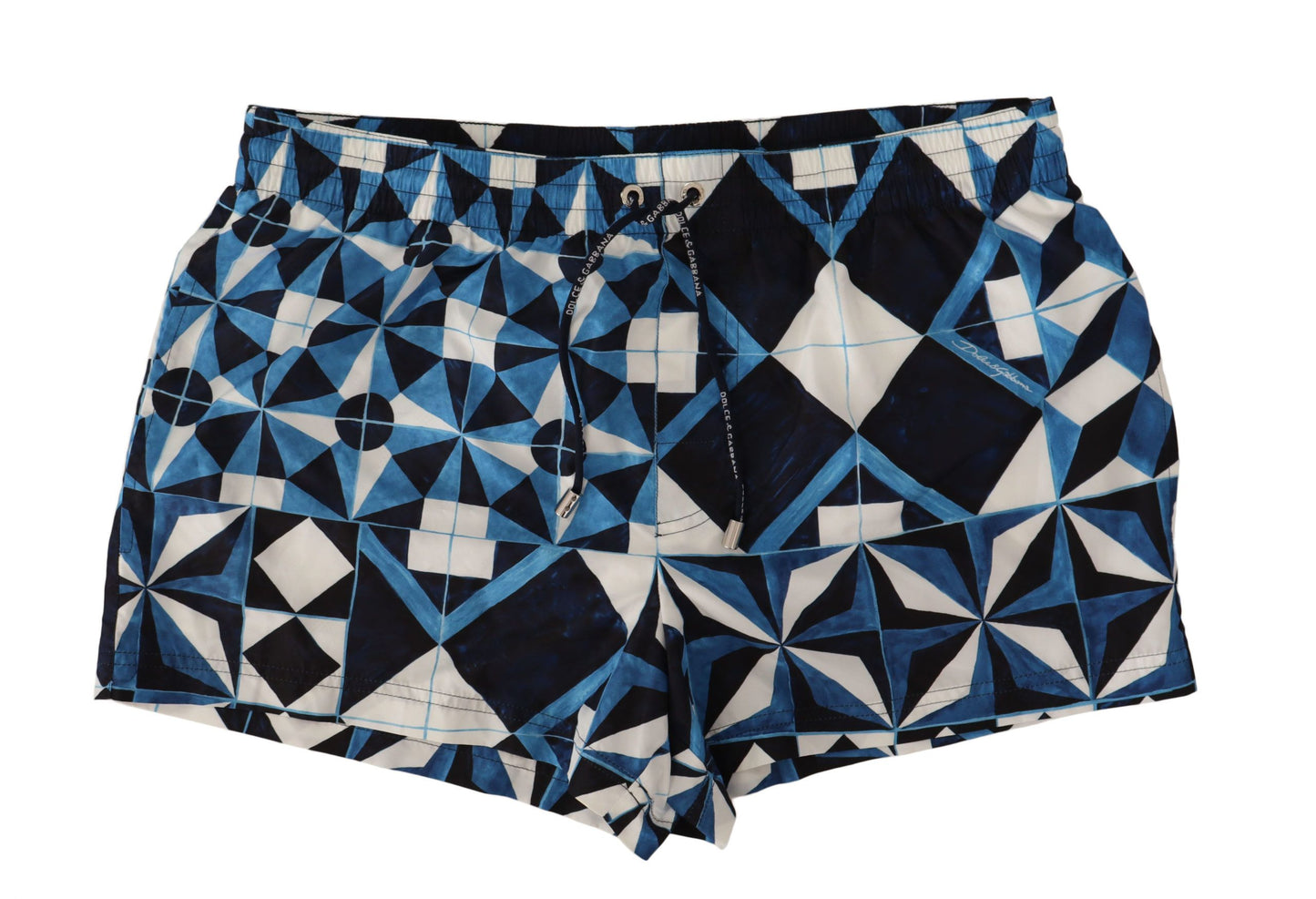 Majestic Majolica Print Swim Trunks