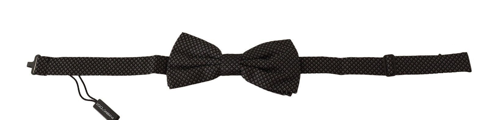 Elegant Silk Patterned Bow Tie