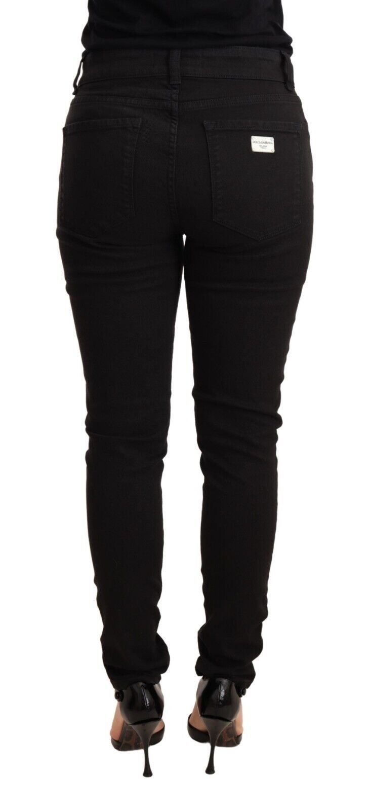 Elegante slim-fit skinny jeans met middelhoge taille