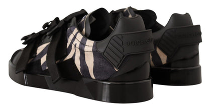 Zebra Suede Low Top Fashion Sneakers