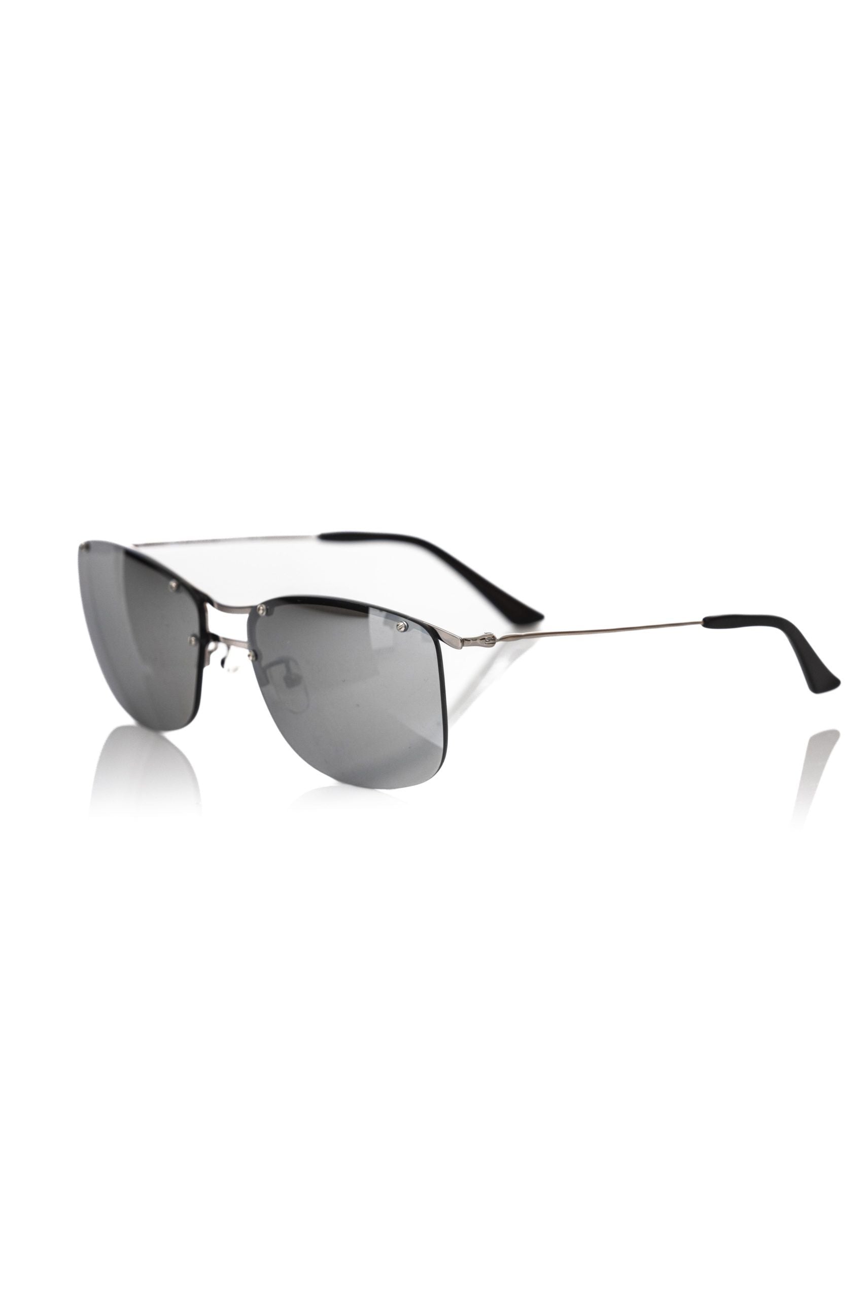 Silver Metallic Male Sunglass