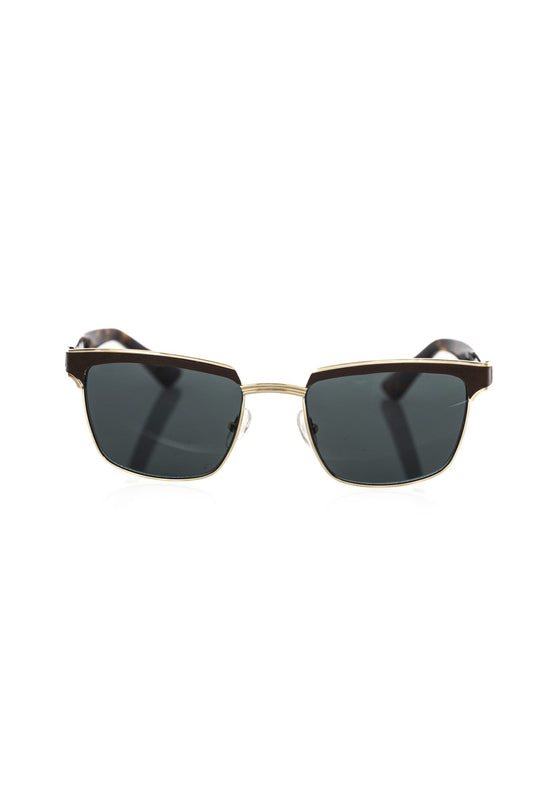 Brown Metallic Fibre Men Sunglass