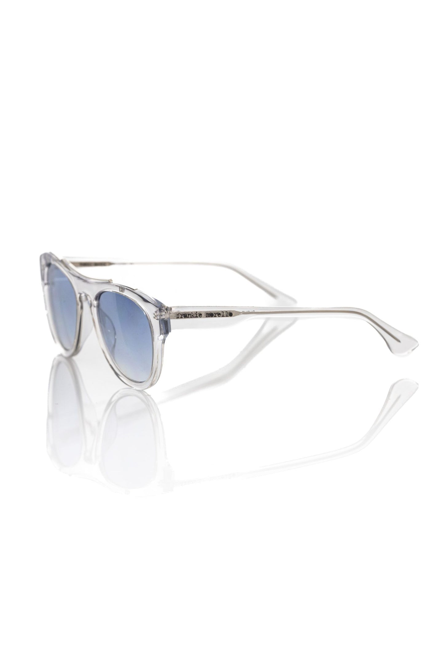 White Acetate Men's Sunglass