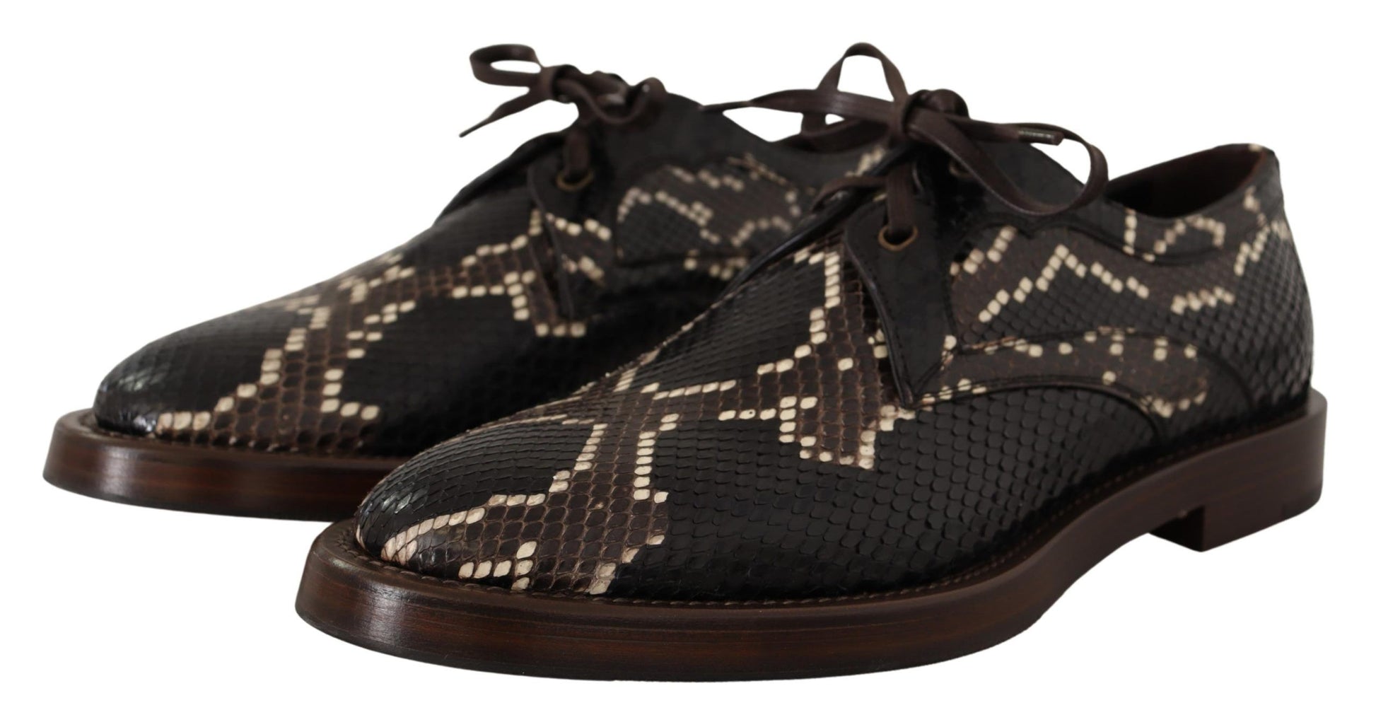 Elegante formele Python Derby-schoenen