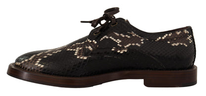 Elegante formele Python Derby-schoenen