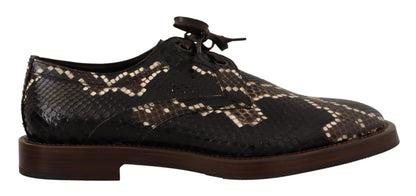 Elegant Formal Python Derby Shoes