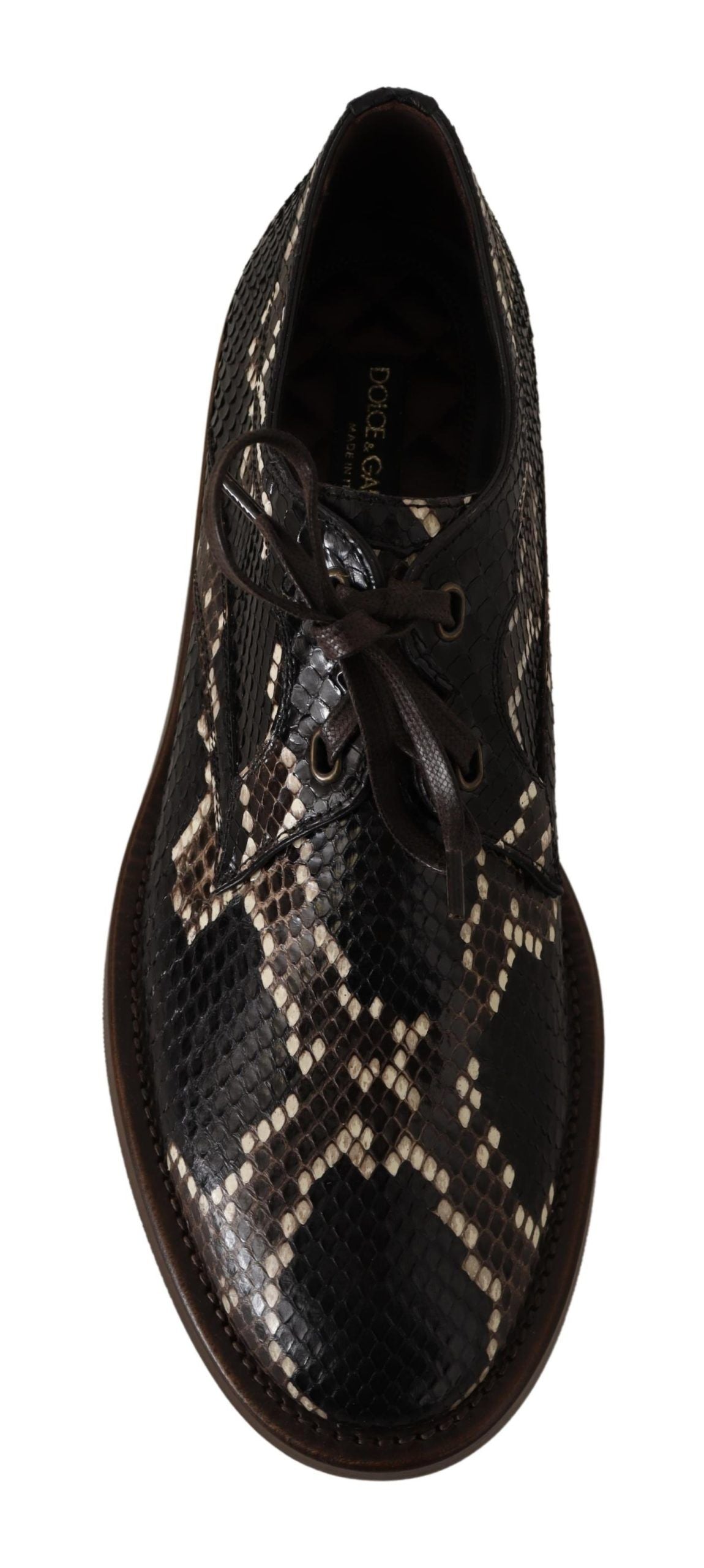 Elegante formele Python Derby-schoenen