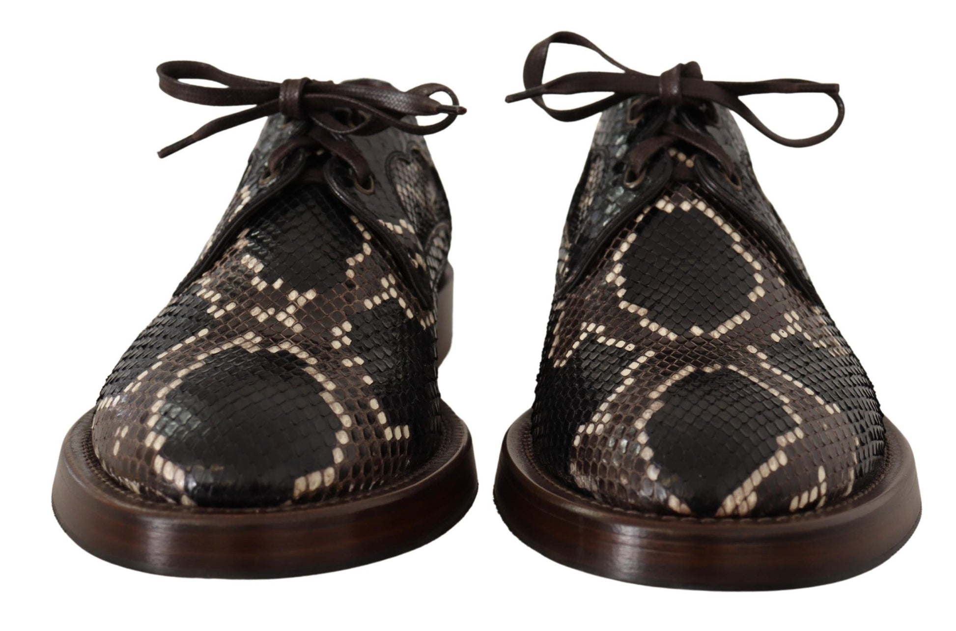 Elegante formele Python Derby-schoenen