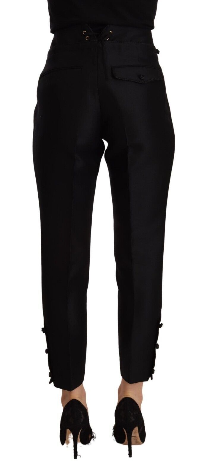 Verhoogde elegantie skinny broek met hoge taille