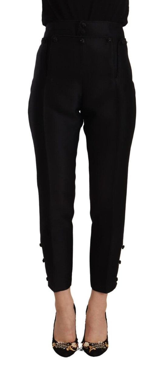 Verhoogde elegantie skinny broek met hoge taille