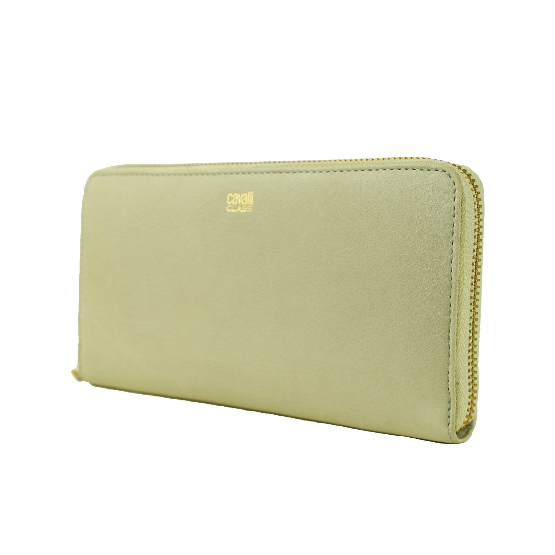 Monedero gris con cremallera Cavalli Class Etoupe