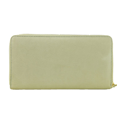 Monedero gris con cremallera Cavalli Class Etoupe