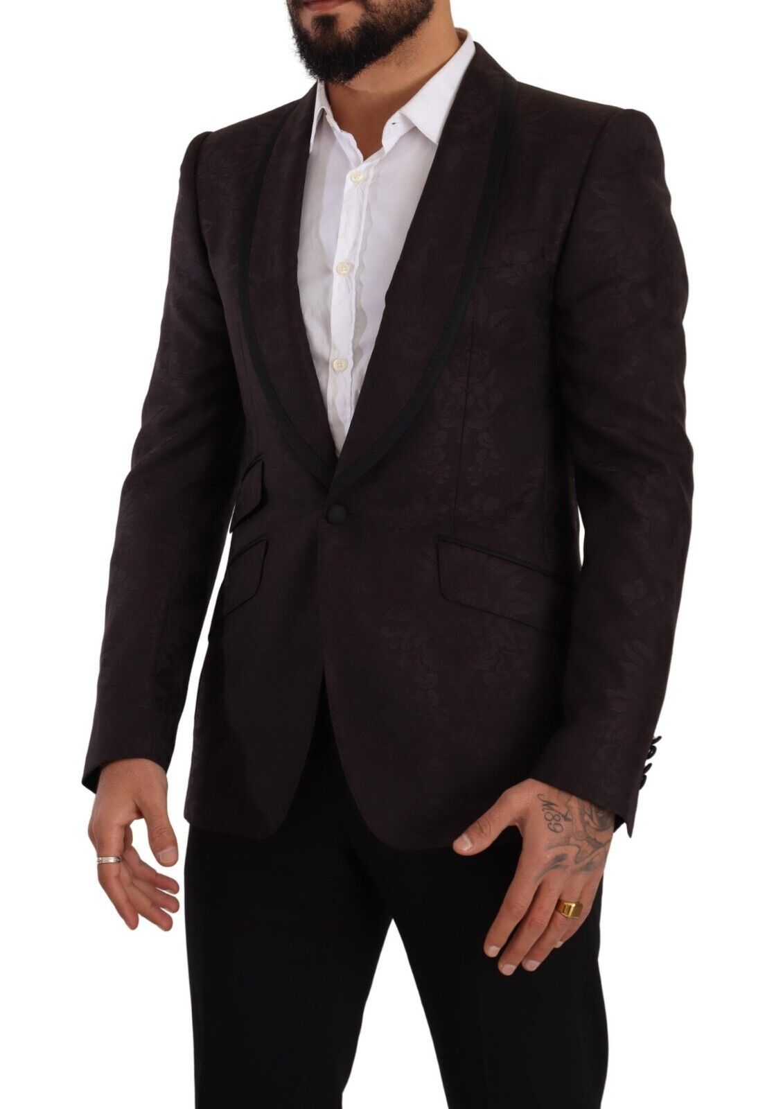 Siciliaanse elegantie blazer met enkele rij knopen