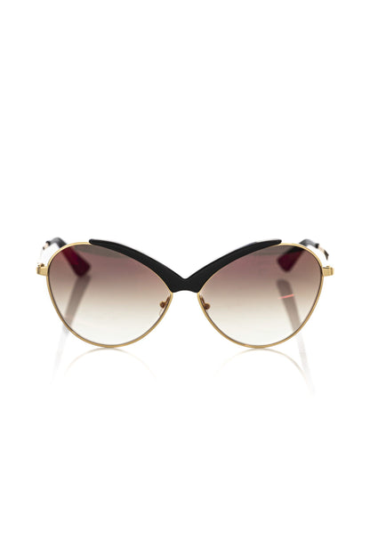 Black Metallic Women Sunglass