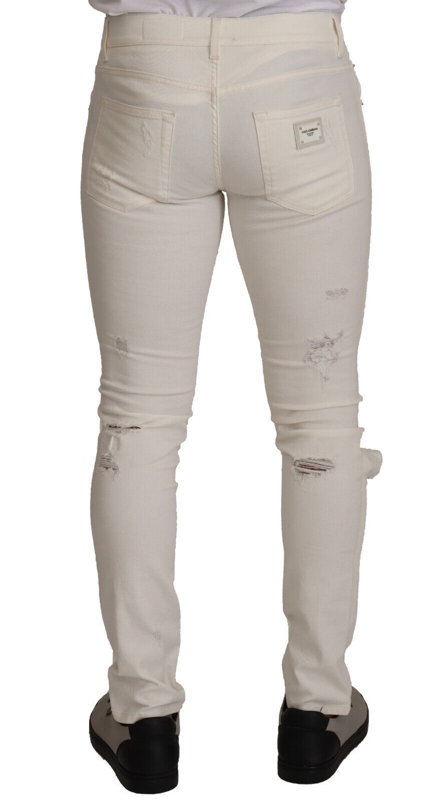 Elegante witte skinny denimjeans