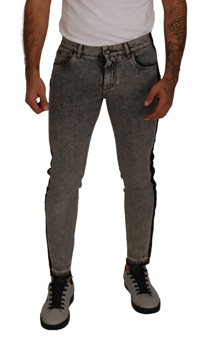 Chique verfraaide skinny jeans met kroon