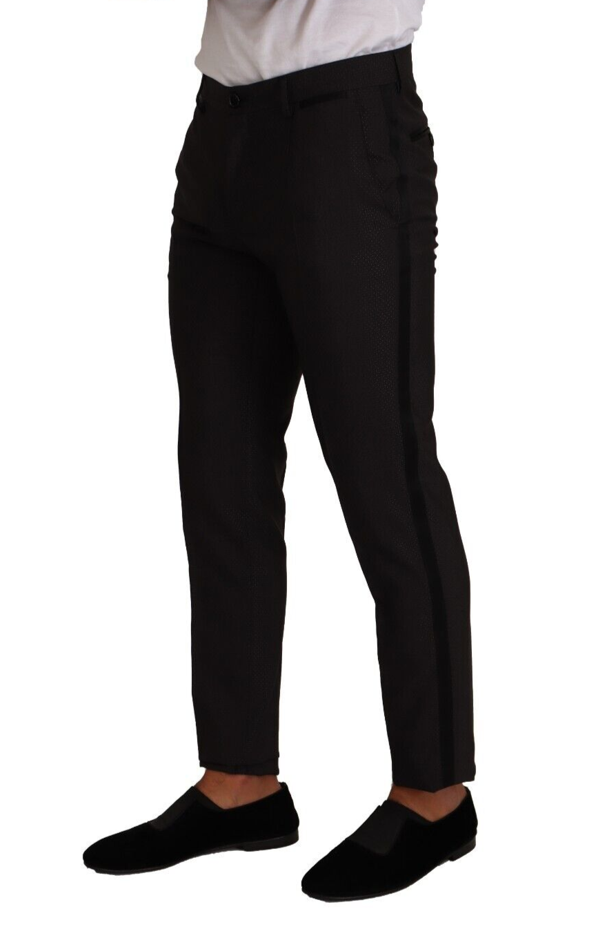 Pantalones de esmoquin ajustados elegantes