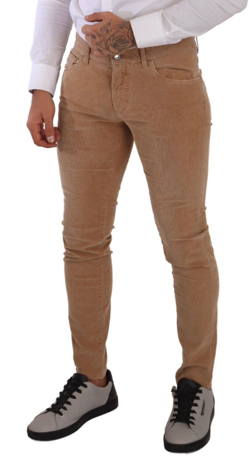 Elegante slim-fit corduroy jeans