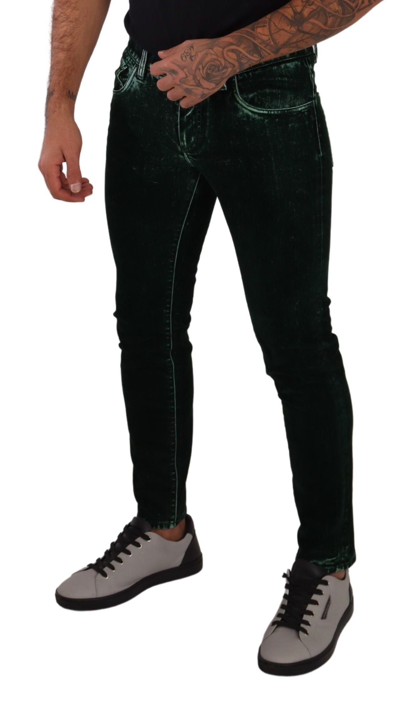 Strakke skinny jeans van katoenmix