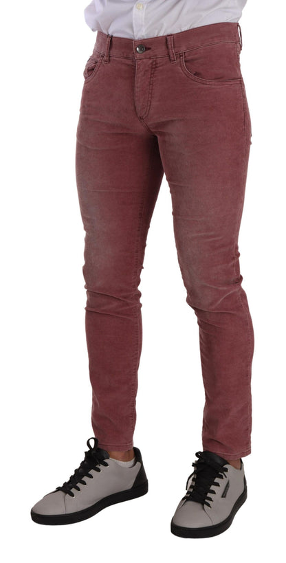 Elegante slim-fit corduroy jeans