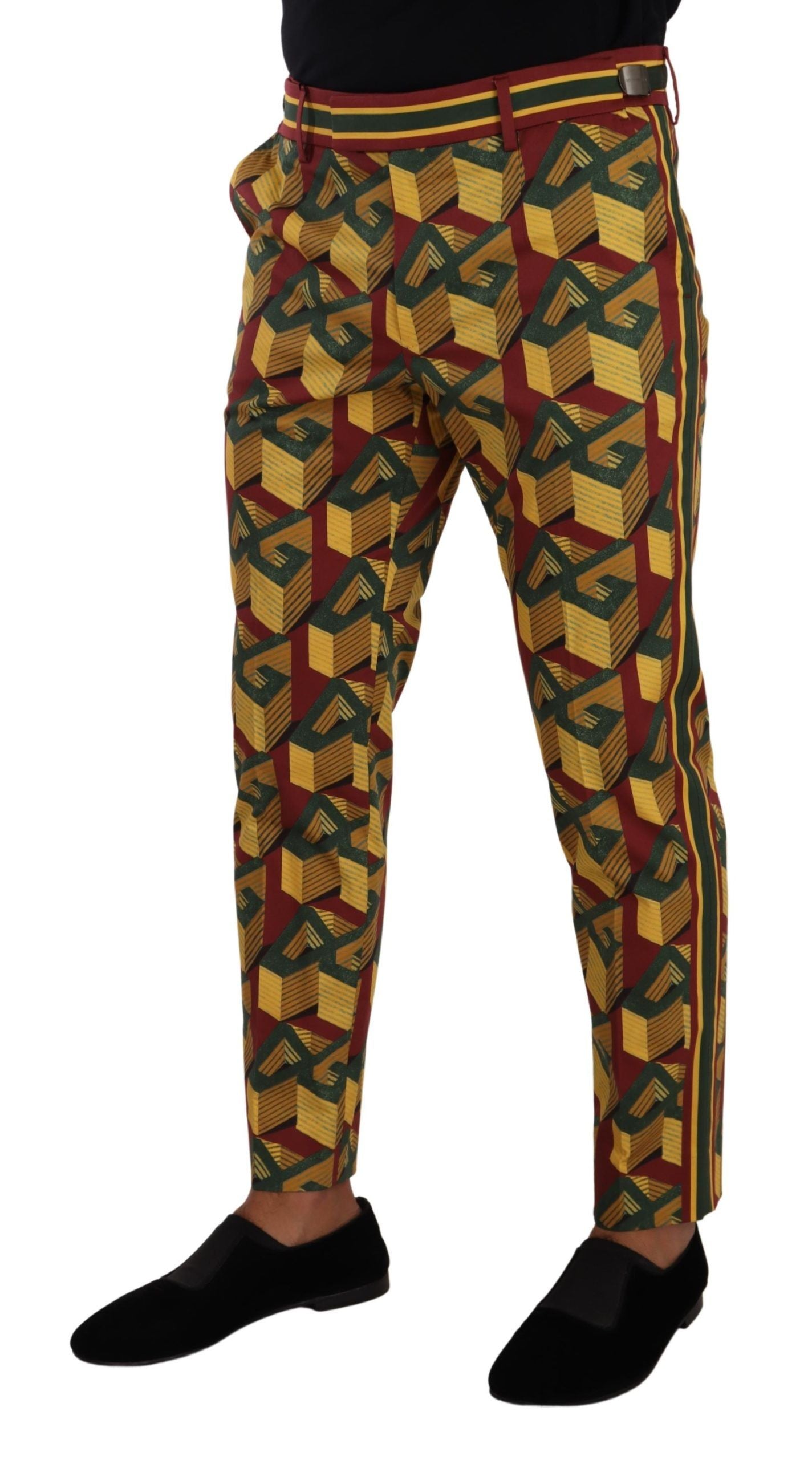 Pantalones cónicos multicolores elegantes para hombre