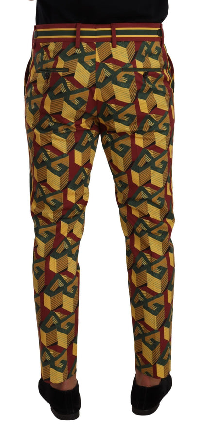 Pantalones cónicos multicolores elegantes para hombre