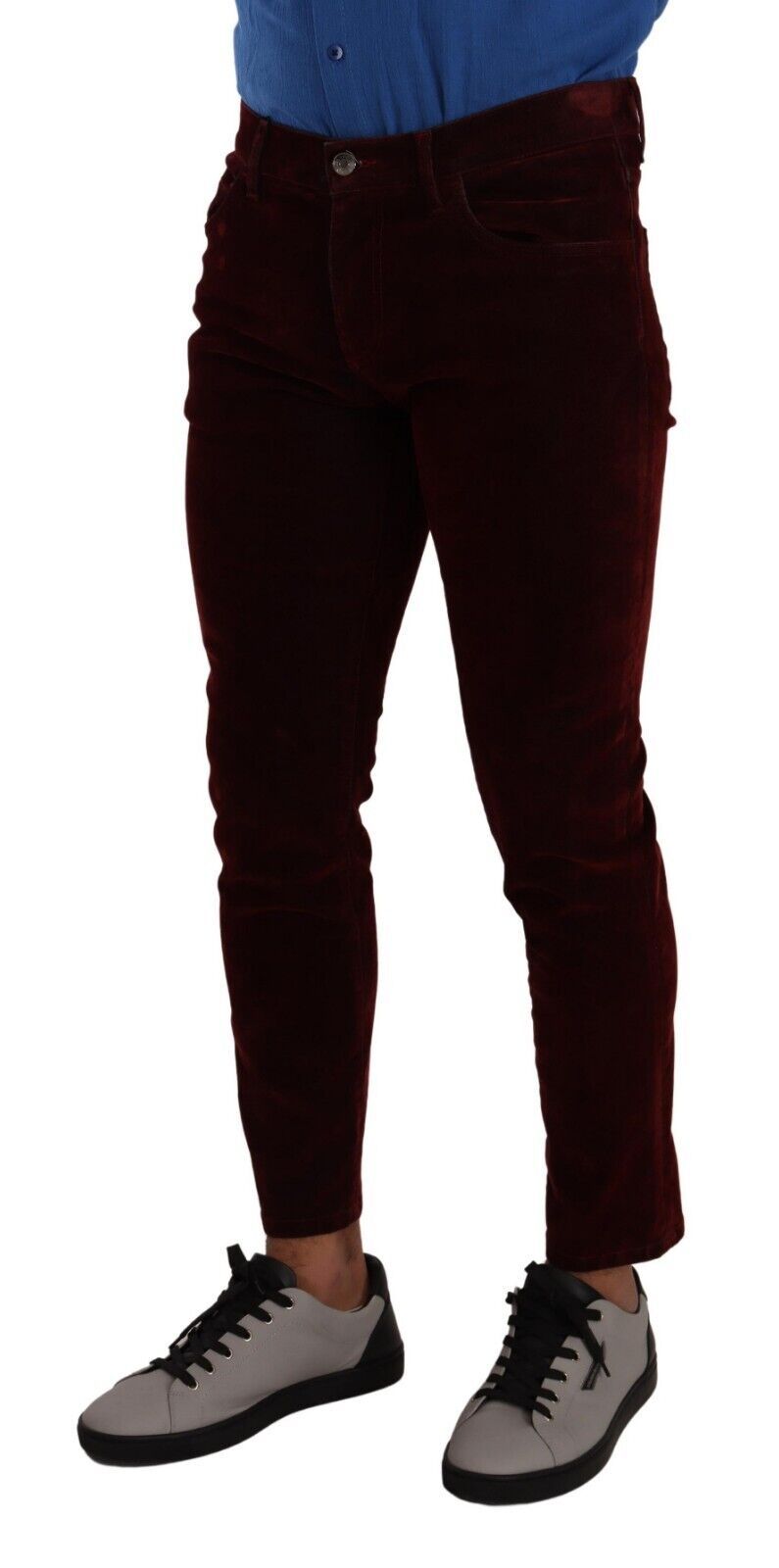 Bordeaux slim-fit skinny jeans