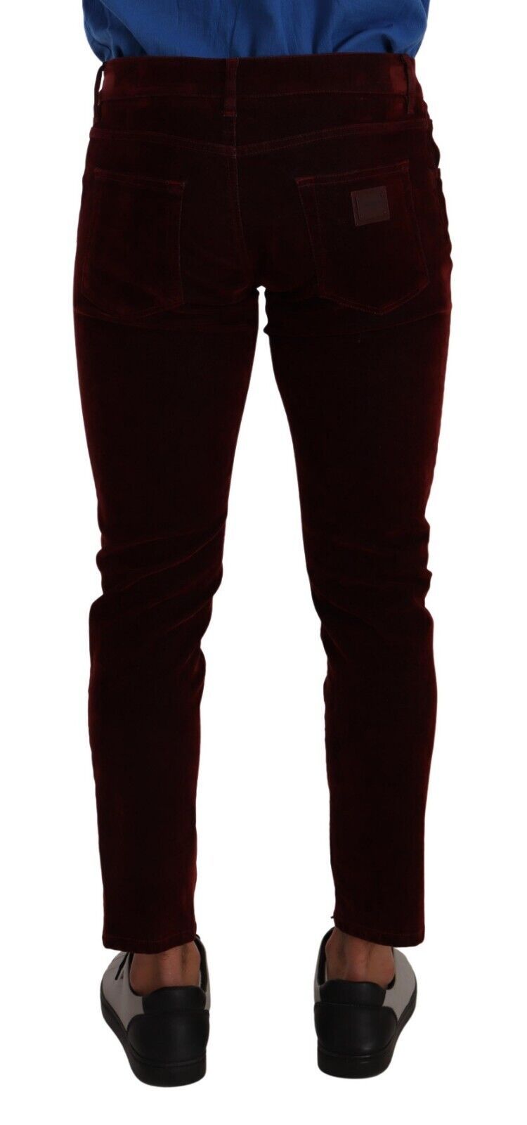 Bordeaux slim-fit skinny jeans