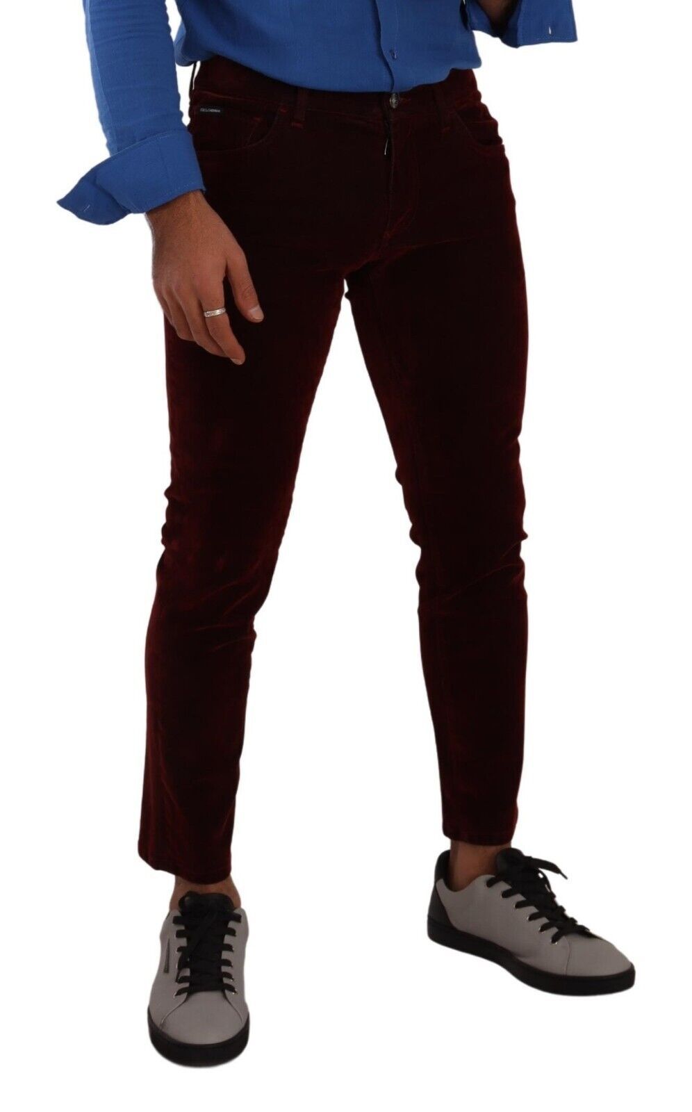 Bordeaux slim-fit skinny jeans