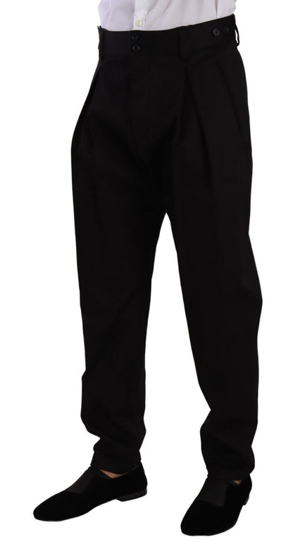 Elegante katoenen slim-fit broek