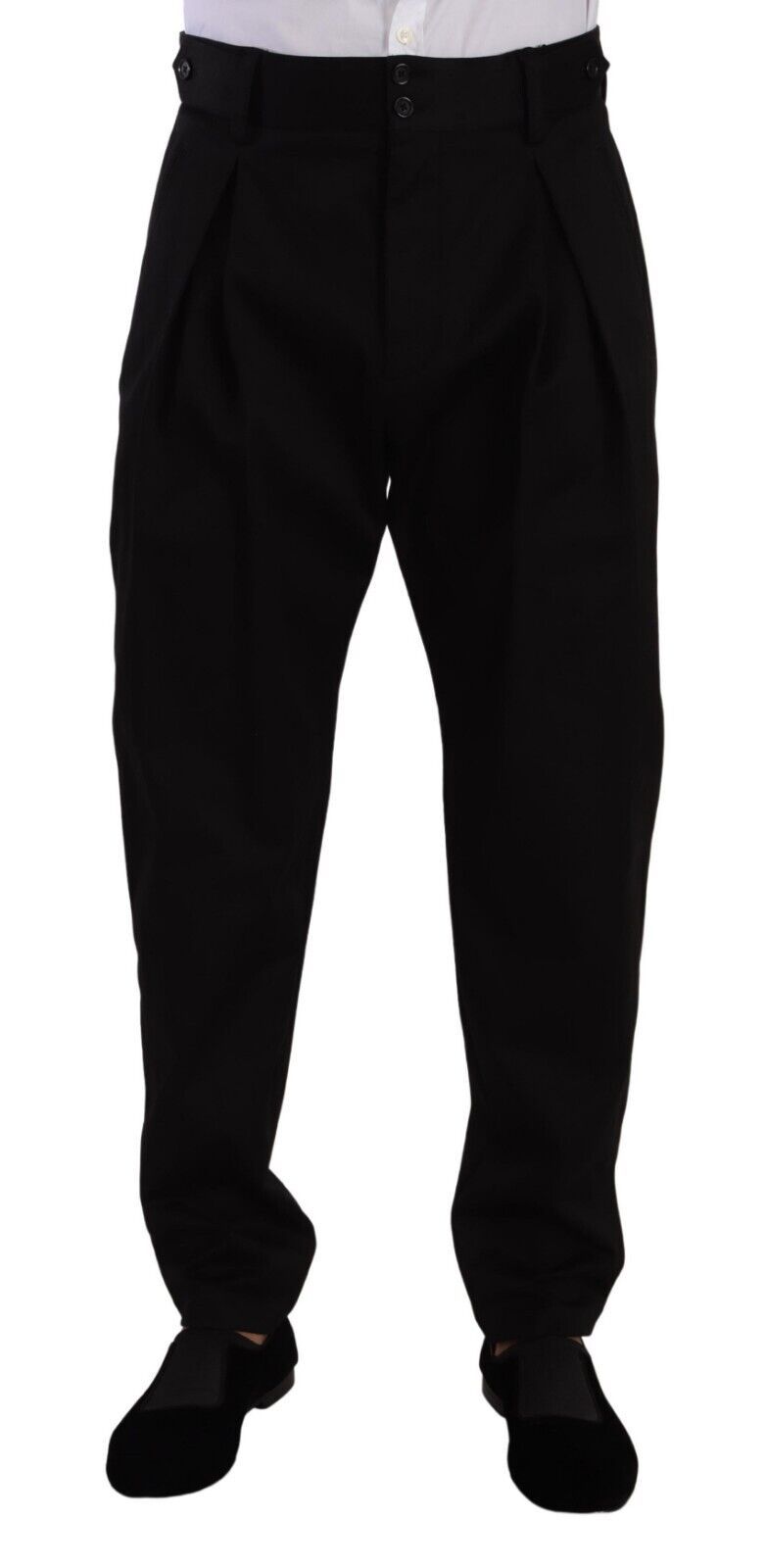 Elegante katoenen slim-fit broek