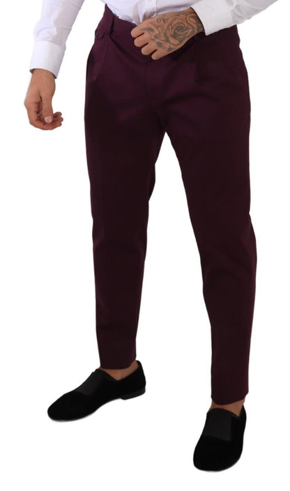 Elegante paarse chino voor de moderne man