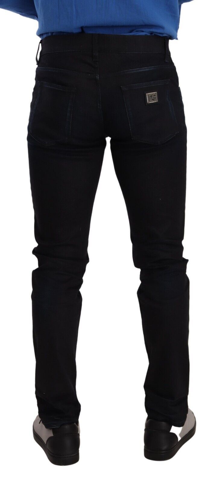 Elegante slim-fit skinny jeans in donkerblauw