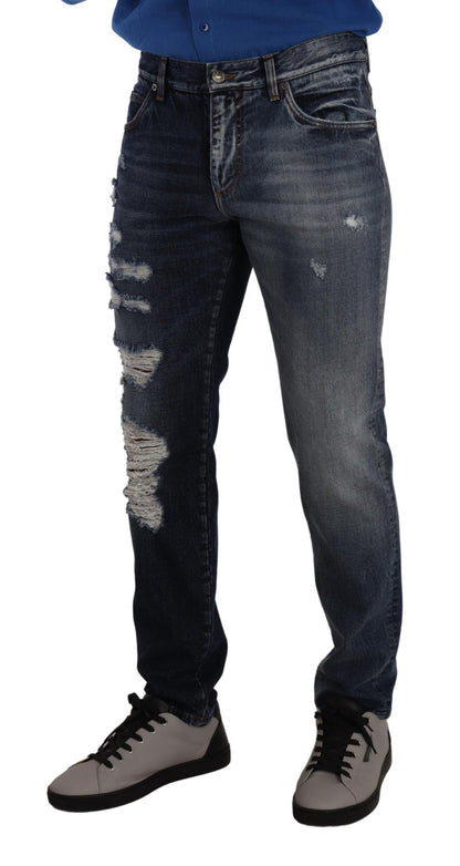 Chique gescheurde denimjeans