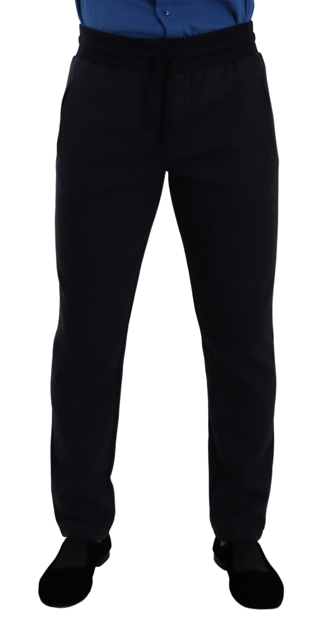 Elegante blauwe joggingbroek voor heren