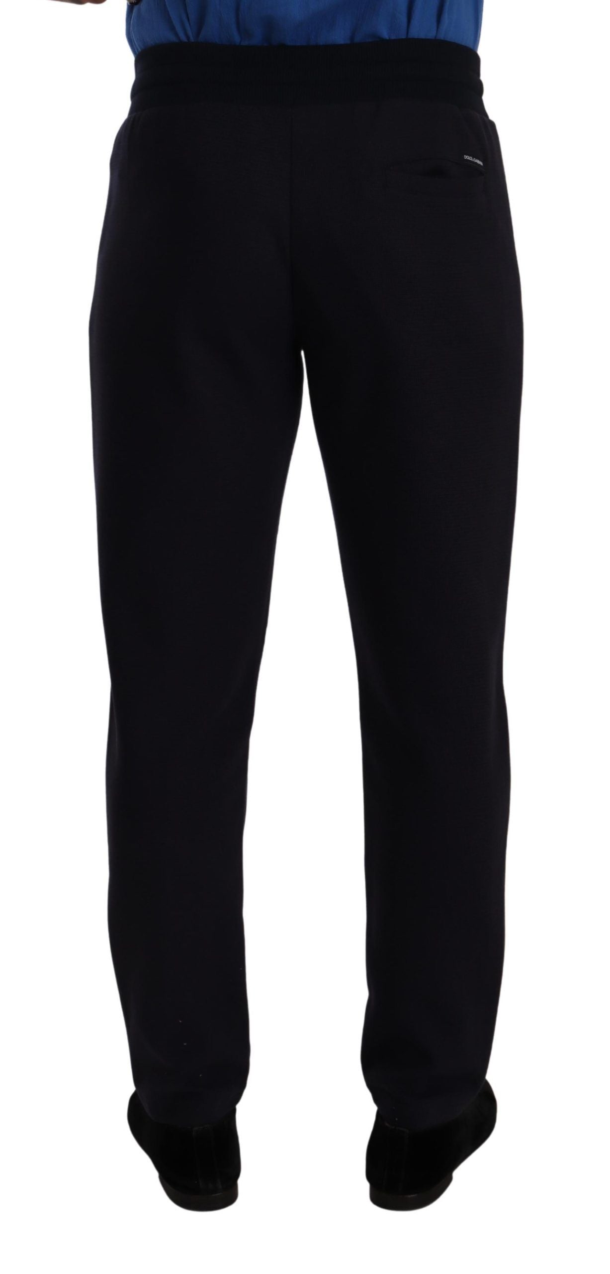 Elegante blauwe joggingbroek voor heren