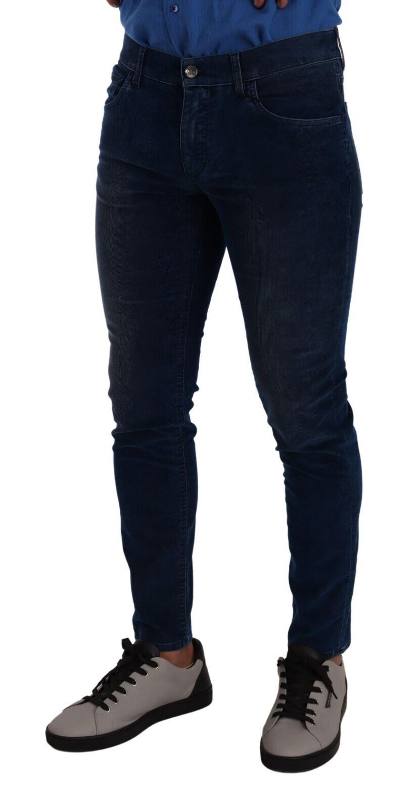 Sleek Dark Blue Slim Fit Jeans