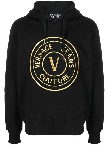 Chic Black Hooded Sweatshirt