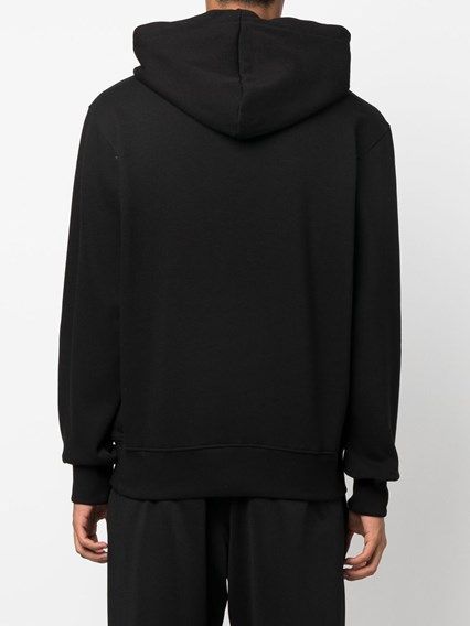 Sudadera con capucha negra elegante