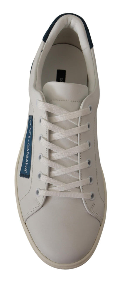 Chique witte leren lage sneakers