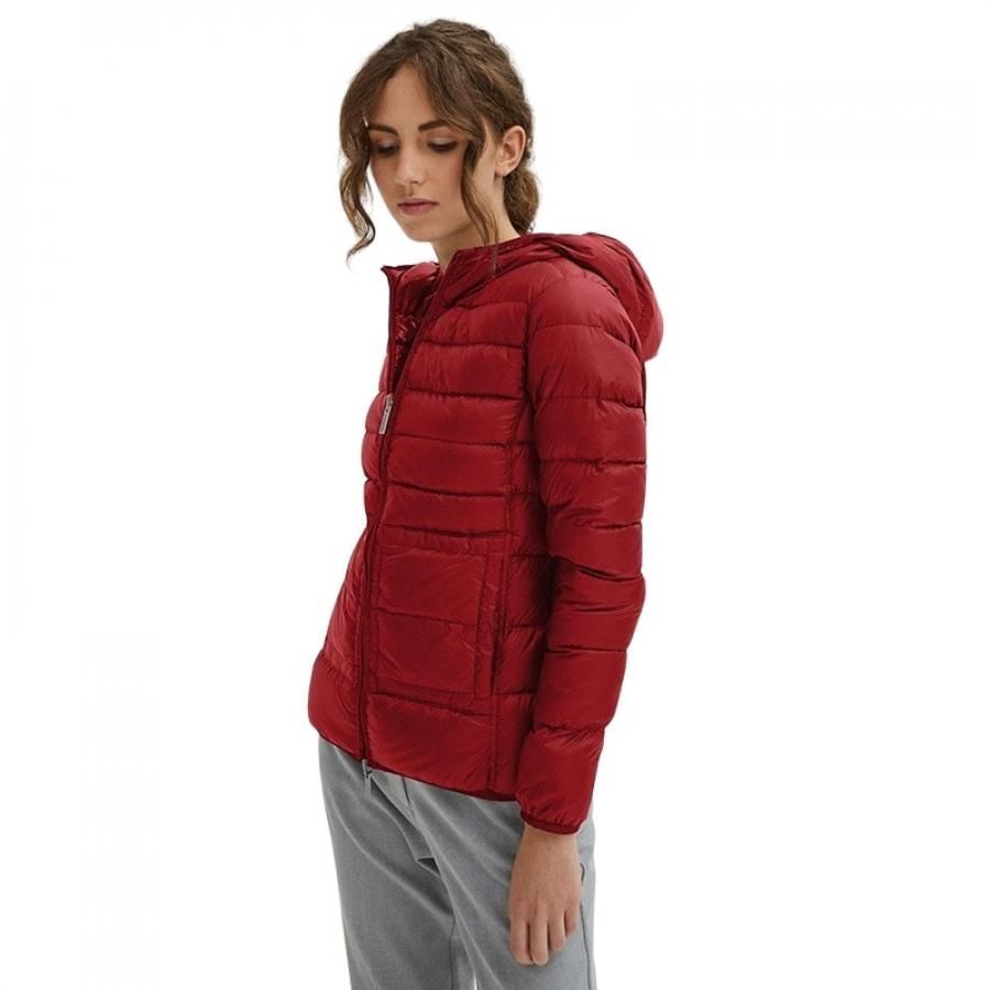 Elegant Ultra Light Hooded Down Jacket