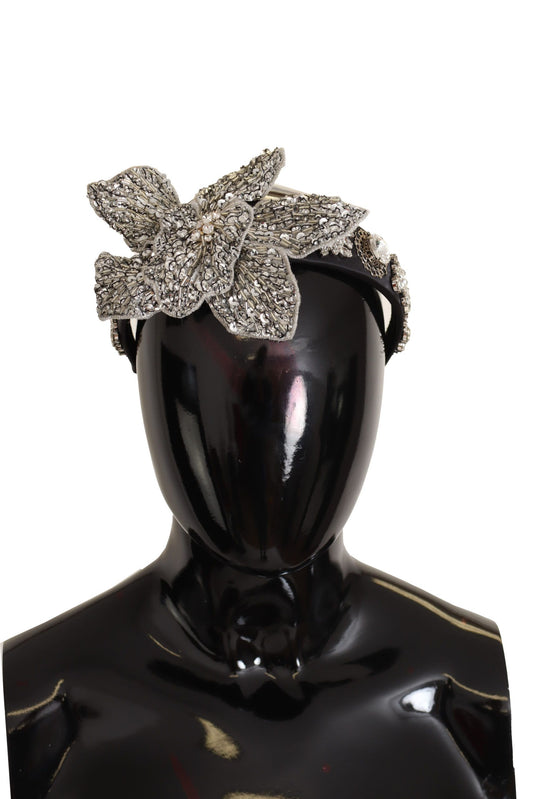 Diadema con Diadema de Cristal Elegante - Negro Chic