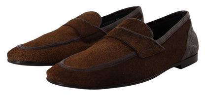 Prachtige exotische leren loafers