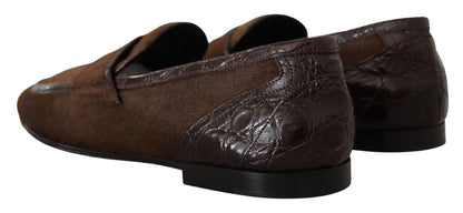 Prachtige exotische leren loafers