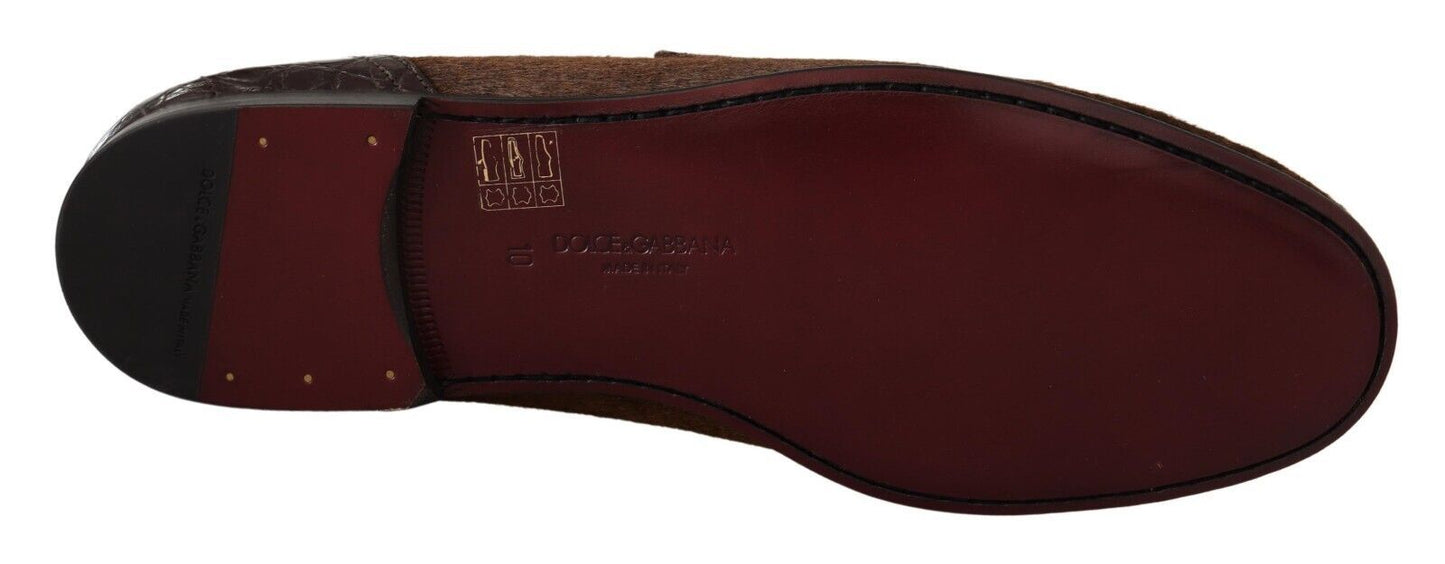 Prachtige exotische leren loafers